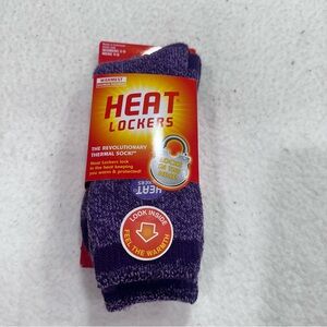 Purple Heat Lockers Thermal Socks